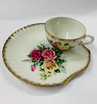 Roses Cup and Saucer Tennis set