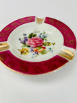 Limoges Floral Ashtray