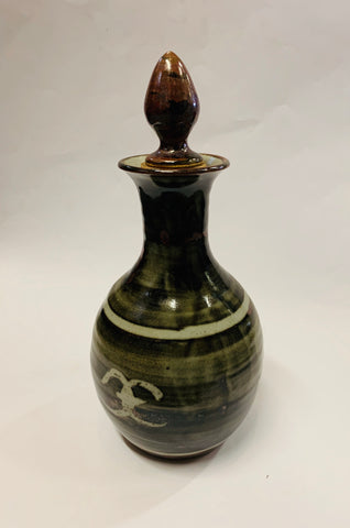 Retro NZ pottery decanter