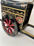 Wooden Small Hand Painted Oriental Carriage