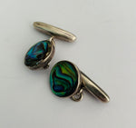 Sterling Silver and Paua Cufflinks