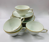 Noritake Golden Rose set of 4 cup saucer and plates