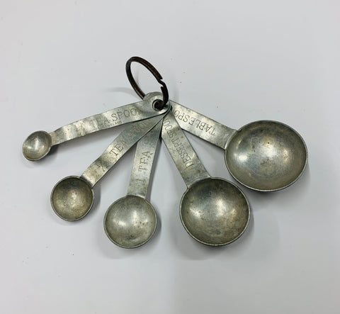 Vintage Aluminum measuring spoons