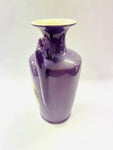 Purple Hand Painted Taj Mahal Urn Style Vase