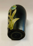 Ebony Art Nouveau wooden vase