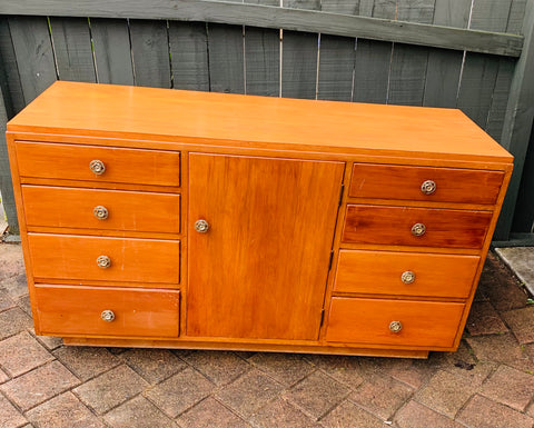 Rimu lowboy chest of drawers or sideboard