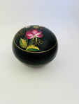 Round Lacquer Hand Painted Box