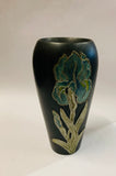 Ebony Art Nouveau wooden vase