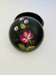 Round Lacquer Hand Painted Box