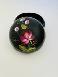 Round Lacquer Hand Painted Box