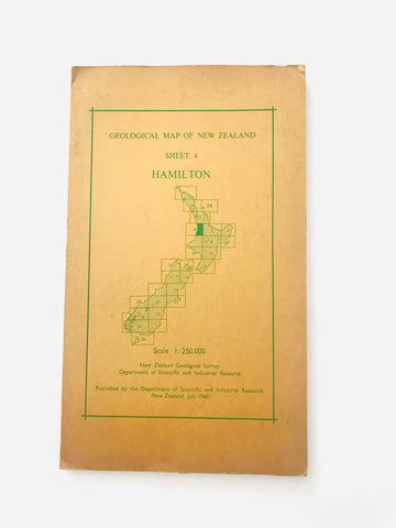 Geological Map of Hamilton from 1960