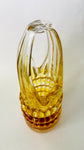 Yellow Art Glass Vase