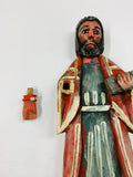 Folk Art wooden religious figure