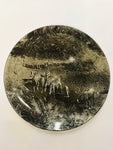 Royal Doulton Zebra Plate Called  “The Watering Hole”