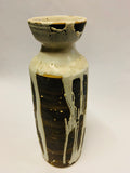Mid Century NZ pottery Vase L. Heath