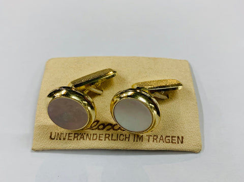 Round Mother of Pearl Cufflinks
