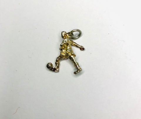 Sterling Silver Football Charm