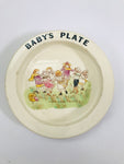 Carlton Ware Baby Plate "A Ring a Ring O'Roses