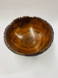 Vintage hand carved wooden bowl