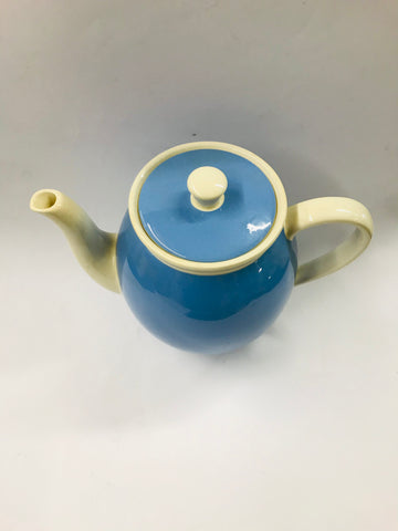 Blue and White Teapot Orleans Made in France