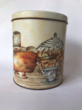 Cylindrical Biscuit Tin
