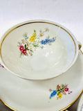 Set of Four Cups and Saucer by Victoria Made in Germany