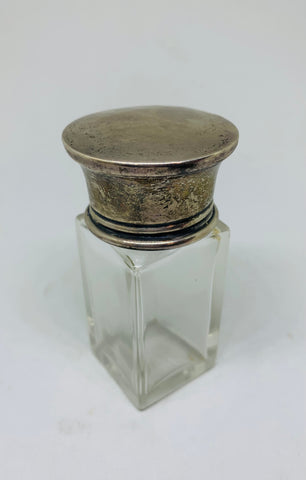 Sterling topped perfume bottle