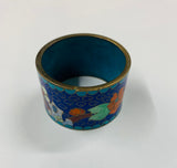 Vintage cloisonné napkin ring