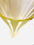 Tulip Style Glass Vase White Frosted Panels