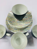 Rosenthal set of 4 Trios “cafe style”