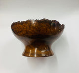 Vintage hand carved wooden bowl