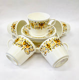 Set of Five Queen Anne Retro Trios