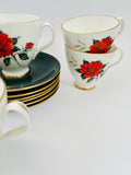 Royal Albert Tahiti Set of Six Demitasse Duos