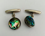 Sterling Silver and Paua Cufflinks